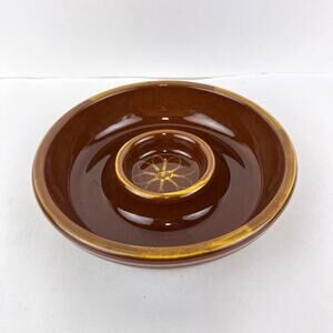 Williams Sonoma Terracotta Olive Serving Bowl Small Dip and Chip Tray